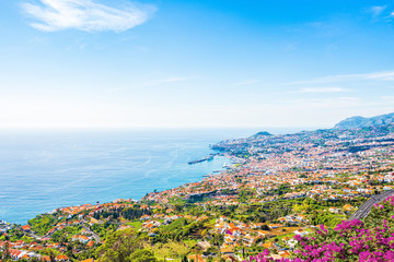 Fototapeta na wymiar The capital of Madeira Island - Funchal city