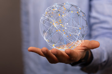 internet net and data digital concept.