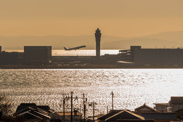 セントレア夕景