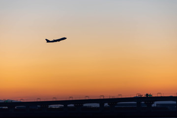 セントレア夕景