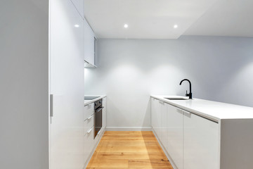 Empty and unfurnished brand new apartment