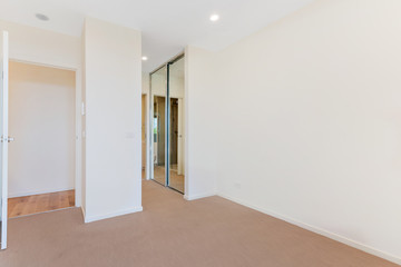 Empty and unfurnished brand new apartment