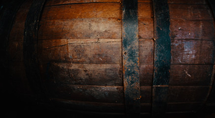 Texture of old beer barrel