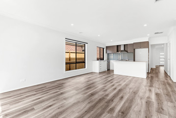 Empty and unfurnished brand new apartment