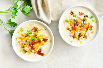 Creamy potato soup