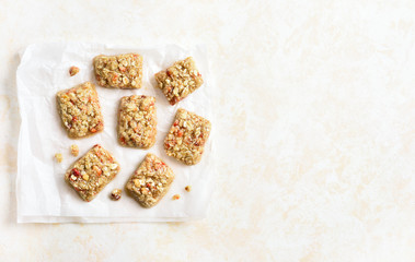 Honey granola bar