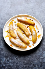 Deep fried bananas