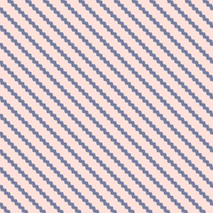 Vector geometric lines pattern. Cute pink and blue abstract graphic striped ornament. Simple geometry, stripes, zigzag, chevron. Subtle modern background. Repeat design for decor, fabric, wallpapers