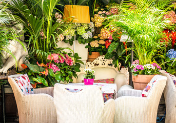 chair at a patio
