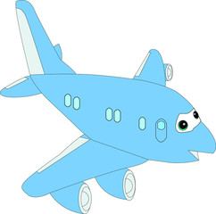 vector illustration of an airplane