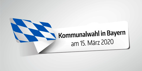 Kommunalwahl in Bayern am 15. M&auml;rz 2020