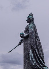 Profile of Queen Victoria