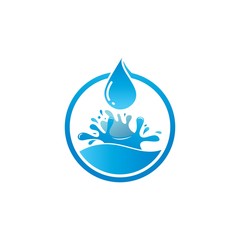 water drop Logo Template vector illustration