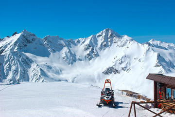caucasus mountains& elbrus region. highest in europe