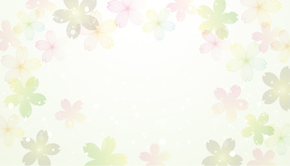 background illustration of cherry blossoms