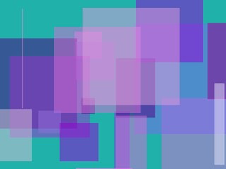 Abstract violet squares and rectangles illustration background