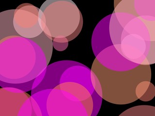 Abstract pink circles illustration background