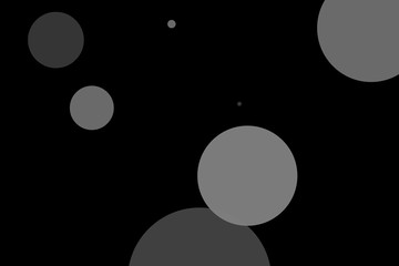 Abstract grey circles illustration background