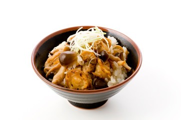 ベビーホタテとしめじの混ぜご飯