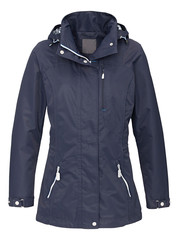 Coat outdoor ladies on invisible mannequin with clipping path