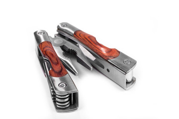 Multifunction Folding Pocket Knife for outdoor on a white