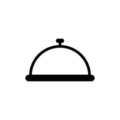 Obraz premium tray food icon vector template