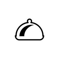 tray food icon vector template