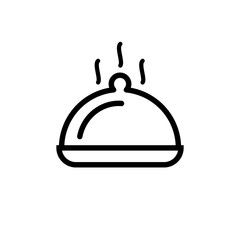 tray food icon vector template