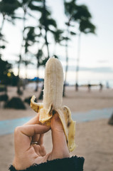 woman on the beach