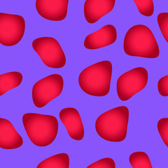 seamless background with colorful abstract shapes. vector pattern