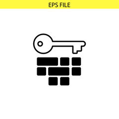 Keywording icon. EPS vector file