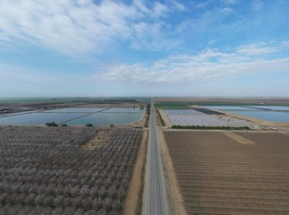 Aerial view of Arvin california