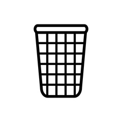 trash can icon vector template