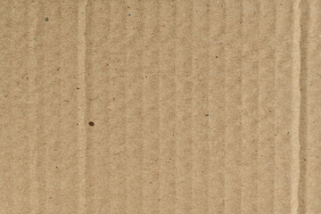 brown cardboard paper of carton corrugated texture background