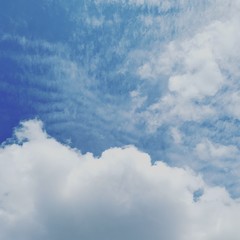 Obraz premium blue sky with clouds