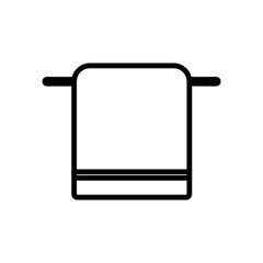 towel icon vector template
