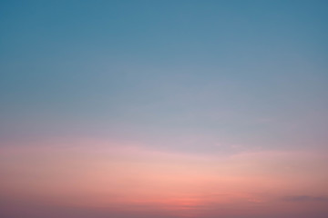 gradient sky blue and orange in dusk backgroundbackground