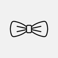 Bow tie icon logo design. simple flat vector illustration