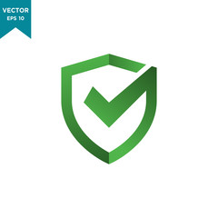shield icon vector logo template
