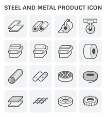 steel metal icon