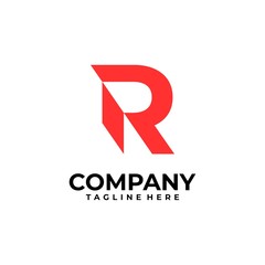 initial letter R logo design vector inspiration
