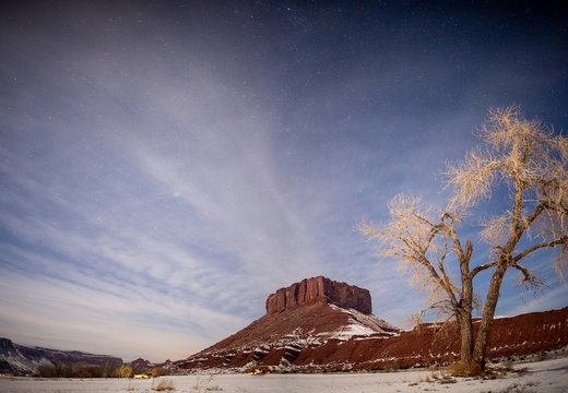 Parriot Mesa at night, Castle Valley Utah