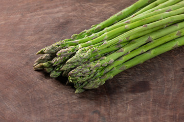 A lot of nutritious asparagus