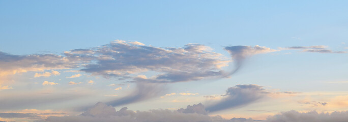 blue sky with clouds