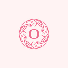 Monogram Luxury Letter O logo icon, vintage flower design concept, luxury business, hotel, wedding services and more brand identity