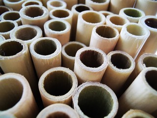 Bamboo drinking straw