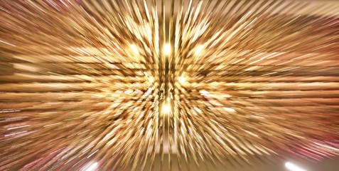 Naklejka premium Zoom auf goldene Oberfläche