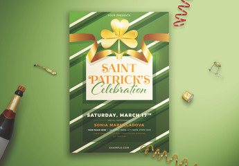 St. Patrick's Celebration Flyer Layout