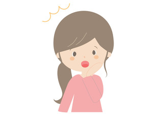 Surprised young woman