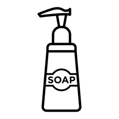 Liquid soap icon vector